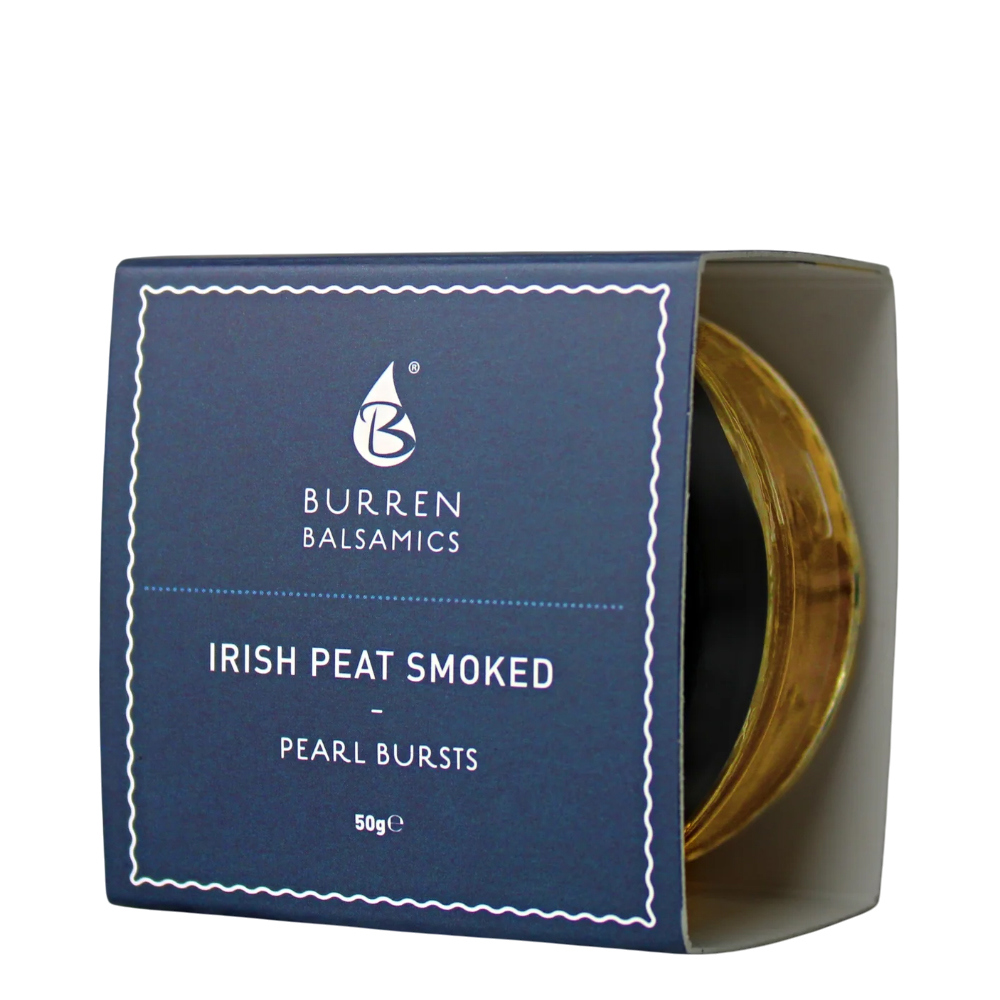 Burren Balsamics Irish Peat Smoked Pearls 50g